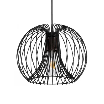 GLOBOSTAR® GLOWIA 201-0032 Μοντέρνο Κρεμαστό Φωτιστικό Οροφής με Ντουί 1 x E27 AC 220-240V IP20 - Μαύρο - Μ32 x Π32 x Υ24cm GLOBOSTAR® GLOWIA 201-0032 Μοντέρνο Κρεμαστό Φωτιστικό Οροφής με Ντουί 1 x E27 AC 220-240V IP20 - Μαύρο - Μ32 x Π32 x Υ24cm