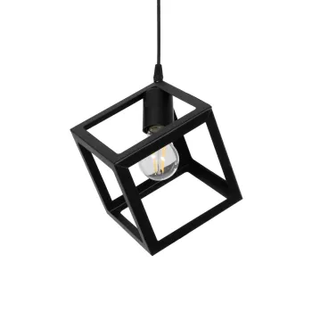 GLOBOSTAR® DISE 201-0049 Μοντέρνο Κρεμαστό Φωτιστικό Οροφής με Ντουί 1 x E27 AC 220-240V IP20 - Μαύρο - Μ28 x Π28 x Υ31cm GLOBOSTAR® DISE 201-0049 Μοντέρνο Κρεμαστό Φωτιστικό Οροφής με Ντουί 1 x E27 AC 220-240V IP20 - Μαύρο - Μ28 x Π28 x Υ31cm