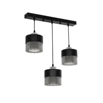 GLOBOSTAR® SHINEVA 201-0080 Vintage Κρεμαστό Φωτιστικό Οροφής με Ντουί 3 x E27 AC 220-240V IP20 - Μαύρο - Μ50 x Π14 x Υ45cm GLOBOSTAR® SHINEVA 201-0080 Vintage Κρεμαστό Φωτιστικό Οροφής με Ντουί 3 x E27 AC 220-240V IP20 - Μαύρο - Μ50 x Π14 x Υ45cm