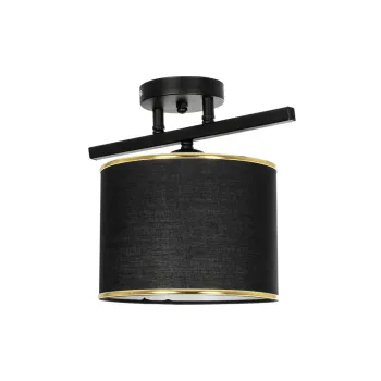 GLOBOSTAR® GLOWEN 201-0087 Vintage Φωτιστικό Οροφής με Ντουί 1 x E27 AC 220-240V IP20 - Μαύρο & Χρυσό - Μ30 x Π20 x Υ20cm GLOBOSTAR® GLOWEN 201-0087 Vintage Φωτιστικό Οροφής με Ντουί 1 x E27 AC 220-240V IP20 - Μαύρο & Χρυσό - Μ30 x Π20 x Υ20cm
