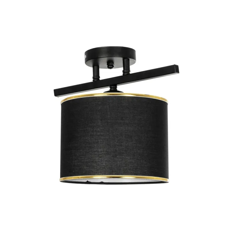 GLOBOSTAR® GLOWEN 201-0087 Vintage Φωτιστικό Οροφής με Ντουί 1 x E27 AC 220-240V IP20 - Μαύρο & Χρυσό - Μ30 x Π20 x Υ20cm GLOBOSTAR® GLOWEN 201-0087 Vintage Φωτιστικό Οροφής με Ντουί 1 x E27 AC 220-240V IP20 - Μαύρο & Χρυσό - Μ30 x Π20 x Υ20cm