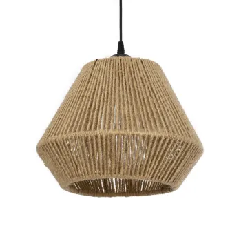 GLOBOSTAR® GLARO 201-0112 Vintage Κρεμαστό Φωτιστικό Οροφής με Ντουί 1 x E27 AC 220-240V IP20 - Μπεζ & Μαύρο - Μ32 x Π32 x Υ30cm GLOBOSTAR® GLARO 201-0112 Vintage Κρεμαστό Φωτιστικό Οροφής με Ντουί 1 x E27 AC 220-240V IP20 - Μπεζ & Μαύρο - Μ32 x Π32 x Υ30cm