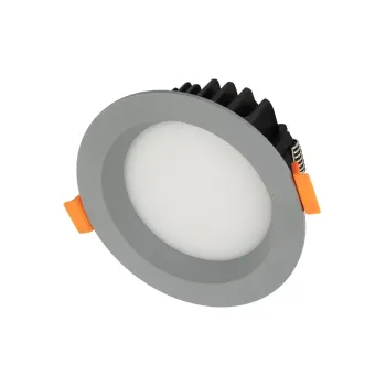 GLOBOSTAR® WATERA 60986 Χωνευτό Downlight Σποτ Panel Μπάνιου & WC LED 12W 1500lm 120° AC 220-240V Αδιάβροχο IP54 Ρυθμιζόμενο Λευκό CCT με Διακόπτη στο Σώμα 2700K/4500K/6000K Dimmable - Lumileds SMD Chip & TÜV SÜD Driver - Γκρι Ανθρακί Ματ - Μ10.8  GLOBOSTAR® WATERA 60986 Χωνευτό Downlight Σποτ Panel Μπάνιου & WC LED 12W 1500lm 120° AC 220-240V Αδιάβροχο IP54 Ρυθμιζόμενο Λευκό CCT με Διακόπτη στο Σώμα 2700K/4500K/6000K Dimmable - Lumileds SMD Chip & TÜV SÜD Driver - Γκρι Ανθρακί Ματ - Μ10.8