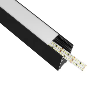 GLOBOSTAR® ALP-LINEAR LUMILINE 61764-3M Επιφανειακό / Κρεμαστό / Επιτοίχιο Προφίλ Αλουμινίου με Λευκό Γαλακτερό Πατητό Κάλυμμα για Ταινίες LED IP20 - Μαύρο Ματ - Μ300 x Π3.5 x Υ7cm GLOBOSTAR® ALP-LINEAR LUMILINE 61764-3M Επιφανειακό / Κρεμαστό / Επιτοίχιο Προφίλ Αλουμινίου με Λευκό Γαλακτερό Πατητό Κάλυμμα για Ταινίες LED IP20 - Μαύρο Ματ - Μ300 x Π3.5 x Υ7cm