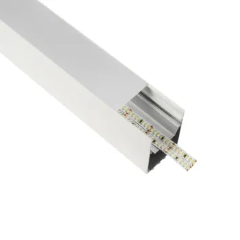 GLOBOSTAR® ALP-LINEAR BRIGHTRAIL 61774-3M Επιφανειακό / Κρεμαστό / Επιτοίχιο Προφίλ Αλουμινίου με Λευκό Γαλακτερό Πατητό Κάλυμμα για Ταινίες LED IP20 - Λευκό Ματ - Μ300 x Π5 x Υ7.5cm GLOBOSTAR® ALP-LINEAR BRIGHTRAIL 61774-3M Επιφανειακό / Κρεμαστό / Επιτοίχιο Προφίλ Αλουμινίου με Λευκό Γαλακτερό Πατητό Κάλυμμα για Ταινίες LED IP20 - Λευκό Ματ - Μ300 x Π5 x Υ7.5cm