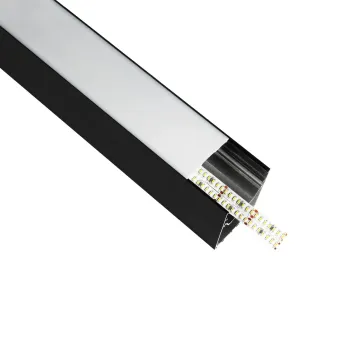 GLOBOSTAR® ALP-LINEAR BRIGHTRAIL 61775-3M Επιφανειακό / Κρεμαστό / Επιτοίχιο Προφίλ Αλουμινίου με Λευκό Γαλακτερό Πατητό Κάλυμμα για Ταινίες LED IP20 - Μαύρο Ματ - Μ300 x Π5 x Υ7.5cm GLOBOSTAR® ALP-LINEAR BRIGHTRAIL 61775-3M Επιφανειακό / Κρεμαστό / Επιτοίχιο Προφίλ Αλουμινίου με Λευκό Γαλακτερό Πατητό Κάλυμμα για Ταινίες LED IP20 - Μαύρο Ματ - Μ300 x Π5 x Υ7.5cm
