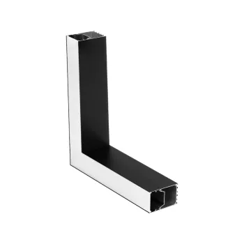 GLOBOSTAR® ALP-CORNER-SIDE90 BRIGHTRAIL 61778 Επιφανειακό / Κρεμαστό Προφίλ Αλουμινίου Γωνία με Λευκό Γαλακτερό Πατητό Κάλυμμα για Ταινίες LED IP20 - Μαύρο Ματ - Μ30 x Π5 x Υ7.5cm GLOBOSTAR® ALP-CORNER-SIDE90 BRIGHTRAIL 61778 Επιφανειακό / Κρεμαστό Προφίλ Αλουμινίου Γωνία με Λευκό Γαλακτερό Πατητό Κάλυμμα για Ταινίες LED IP20 - Μαύρο Ματ - Μ30 x Π5 x Υ7.5cm