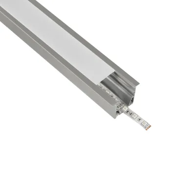 GLOBOSTAR® ALP-LINEAR RECESSA 61787-3M Χωνευτό Προφίλ Αλουμινίου με Λευκό Γαλακτερό Πατητό Κάλυμμα για Ταινίες LED IP20 - Γκρι Ανθρακί Ματ - Μ300 x Π3.5 x Υ4cm GLOBOSTAR® ALP-LINEAR RECESSA 61787-3M Χωνευτό Προφίλ Αλουμινίου με Λευκό Γαλακτερό Πατητό Κάλυμμα για Ταινίες LED IP20 - Γκρι Ανθρακί Ματ - Μ300 x Π3.5 x Υ4cm