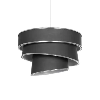 GLOBOSTAR® SIERA 203-0167 Μοντέρνο Κρεμαστό Φωτιστικό Οροφής με Ντουί 1 x E27 AC 220-240V IP20 - Γκρι & Ασημί - Μ38 x Π38 x Υ26cm GLOBOSTAR® SIERA 203-0167 Μοντέρνο Κρεμαστό Φωτιστικό Οροφής με Ντουί 1 x E27 AC 220-240V IP20 - Γκρι & Ασημί - Μ38 x Π38 x Υ26cm