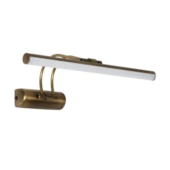 GloboStar® REFINE 203-0186 Φωτιστικό Τοίχου - Απλίκα LED 7W 640lm 120° AC 220-240V IP44 Θερμό Λευκό Μπρονζέ - Μ35 x Π21 x Υ12cm - 2 Xρόνια Εγγύηση