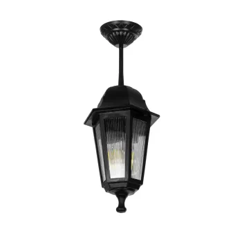 GLOBOSTAR® VITRO 203-0189 Vintage Φωτιστικό Οροφής με Ντουί 1 x E27 AC 220-240V IP44 - Μαύρο - Μ17 x Π17 x Υ28cm GLOBOSTAR® VITRO 203-0189 Vintage Φωτιστικό Οροφής με Ντουί 1 x E27 AC 220-240V IP44 - Μαύρο - Μ17 x Π17 x Υ28cm