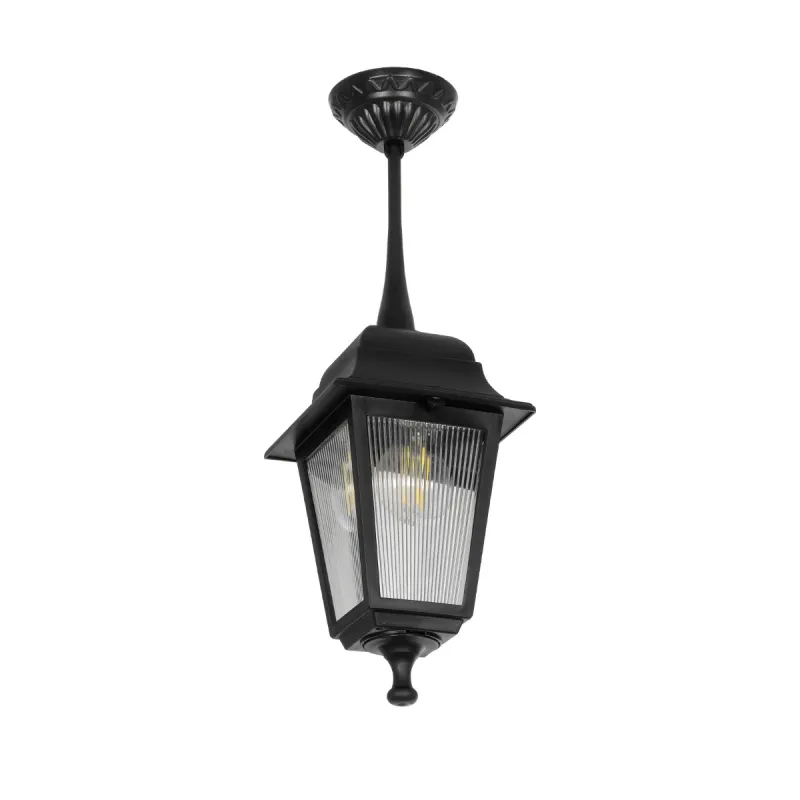 GLOBOSTAR® SOLME 203-0209 Vintage Φωτιστικό Οροφής με Ντουί 1 x E27 AC 220-240V IP44 - Μαύρο - Μ15 x Π15 x Υ27cm GLOBOSTAR® SOLME 203-0209 Vintage Φωτιστικό Οροφής με Ντουί 1 x E27 AC 220-240V IP44 - Μαύρο - Μ15 x Π15 x Υ27cm