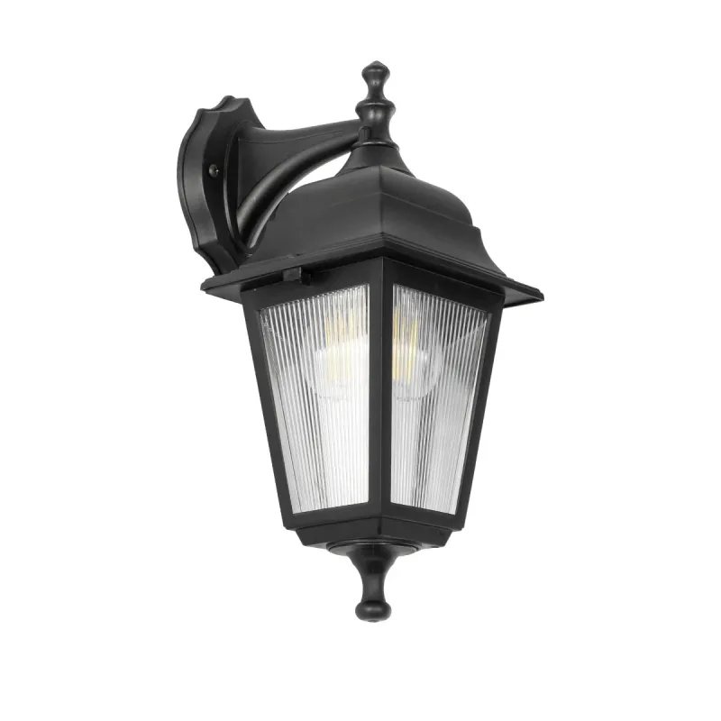 GLOBOSTAR® SOLME 203-0211 Vintage Φωτιστικό Τοίχου - Απλίκα με Ντουί 1 x E27 AC 220-240V IP44 - Μαύρο - Μ15 x Π20 x Υ35cm GLOBOSTAR® SOLME 203-0211 Vintage Φωτιστικό Τοίχου - Απλίκα με Ντουί 1 x E27 AC 220-240V IP44 - Μαύρο - Μ15 x Π20 x Υ35cm