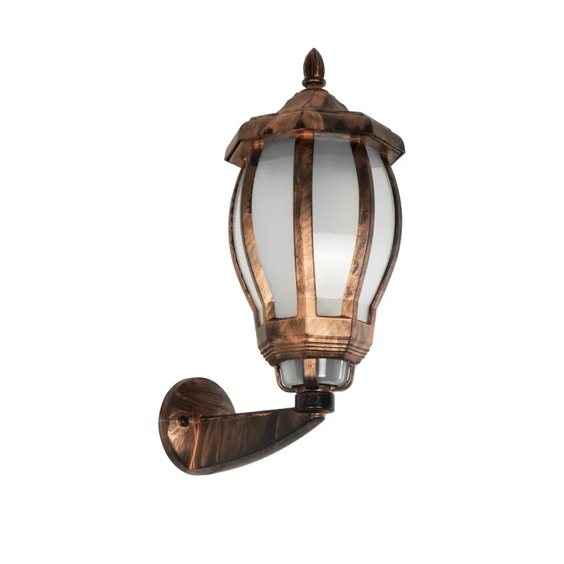 GLOBOSTAR® VERDI 203-0233 Vintage Φωτιστικό Τοίχου - Απλίκα με Ντουί 1 x E27 AC 220-240V IP44 - Χάλκινο - Μ18 x Π25 x Υ40cm GLOBOSTAR® VERDI 203-0233 Vintage Φωτιστικό Τοίχου - Απλίκα με Ντουί 1 x E27 AC 220-240V IP44 - Χάλκινο - Μ18 x Π25 x Υ40cm