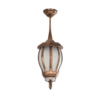 GLOBOSTAR® VERDI 203-0234 Vintage Φωτιστικό Οροφής με Ντουί 1 x E27 AC 220-240V IP44 - Χάλκινο - Μ18 x Π18 x Υ33cm GLOBOSTAR® VERDI 203-0234 Vintage Φωτιστικό Οροφής με Ντουί 1 x E27 AC 220-240V IP44 - Χάλκινο - Μ18 x Π18 x Υ33cm