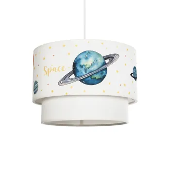 GLOBOSTAR® SATURN 204-0012 Παιδικό Κρεμαστό Φωτιστικό Οροφής με Ντουί 1 x E27 AC 220-240V IP20 - Πολύχρωμο - Μ30 x Π30 x Υ24cm GLOBOSTAR® SATURN 204-0012 Παιδικό Κρεμαστό Φωτιστικό Οροφής με Ντουί 1 x E27 AC 220-240V IP20 - Πολύχρωμο - Μ30 x Π30 x Υ24cm