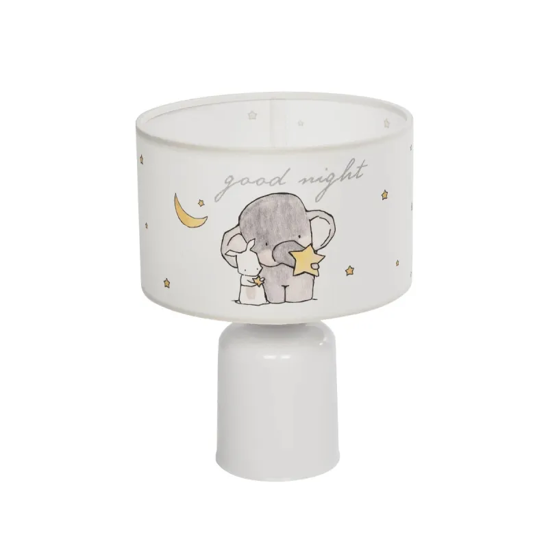 GloboStar® ELEPHANT 204-0025 Παιδικό Eπιτραπέζιο Φωτιστικό Πορτατίφ Μονόφωτο 1 x E27 IP20 Πολύχρωμο Ύφασμα με Λευκό Πλαστικό - Μ24 x Π24 x Υ32cm GloboStar® ELEPHANT 204-0025 Παιδικό Eπιτραπέζιο Φωτιστικό Πορτατίφ Μονόφωτο 1 x E27 IP20 Πολύχρωμο Ύφασμα με Λευκό Πλαστικό - Μ24 x Π24 x Υ32cm