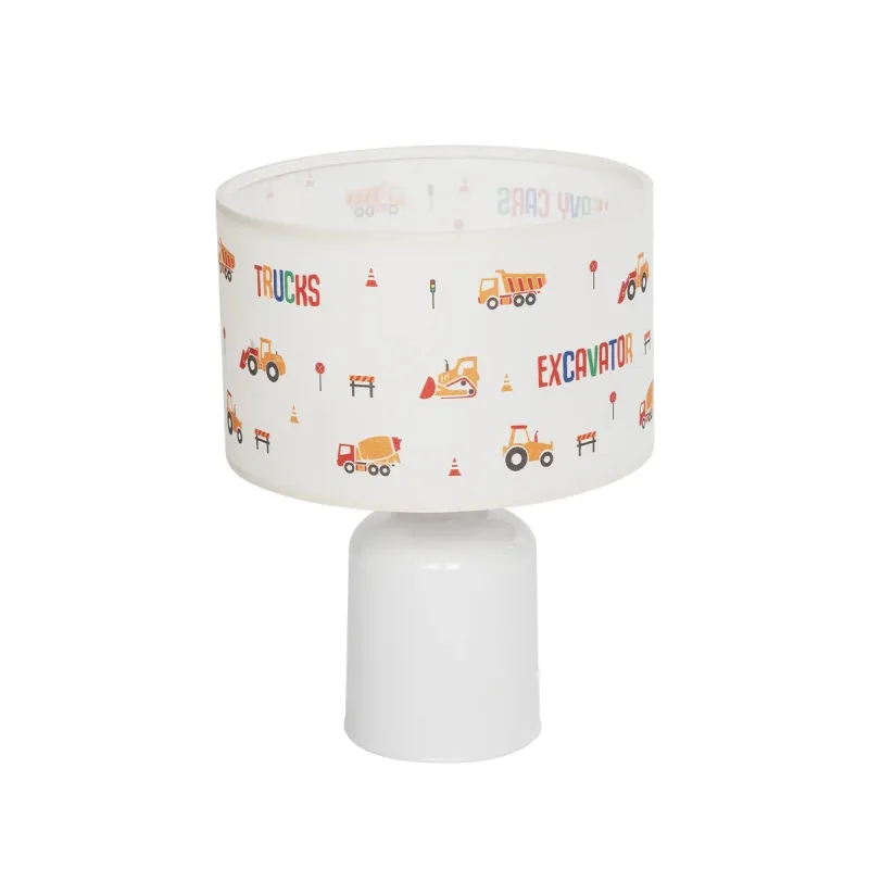 GloboStar® EXCAVATOR 204-0027 Παιδικό Eπιτραπέζιο Φωτιστικό Πορτατίφ Μονόφωτο 1 x E27 IP20 Πολύχρωμο Ύφασμα με Λευκό Πλαστικό - Μ24 x Π24 x Υ32cm GloboStar® EXCAVATOR 204-0027 Παιδικό Eπιτραπέζιο Φωτιστικό Πορτατίφ Μονόφωτο 1 x E27 IP20 Πολύχρωμο Ύφασμα με Λευκό Πλαστικό - Μ24 x Π24 x Υ32cm