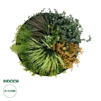 GloboStar® Artificial Garden VARIOUS PLANTS ROUND WALL DISC 20688 Τεχνητό Διακοσμητικό Στρογγυλό Πάνελ Φυλλωσιάς - Κάθετος Κήπος Μιξ Μ50 x Π50 x Υ23cm GloboStar® Artificial Garden VARIOUS PLANTS ROUND WALL DISC 20688 Τεχνητό Διακοσμητικό Στρογγυλό Πάνελ Φυλλωσιάς - Κάθετος Κήπος Μιξ Μ50 x Π50 x Υ23cm