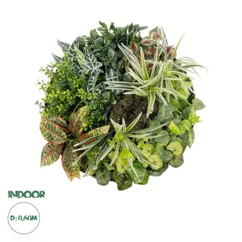 GloboStar® Artificial Garden VARIOUS PLANTS ROUND WALL DISC 20691 Τεχνητό Διακοσμητικό Στρογγυλό Πάνελ Φυλλωσιάς - Κάθετος Κήπος Μιξ Μ60 x Π60 x Υ20cm GloboStar® Artificial Garden VARIOUS PLANTS ROUND WALL DISC 20691 Τεχνητό Διακοσμητικό Στρογγυλό Πάνελ Φυλλωσιάς - Κάθετος Κήπος Μιξ Μ60 x Π60 x Υ20cm