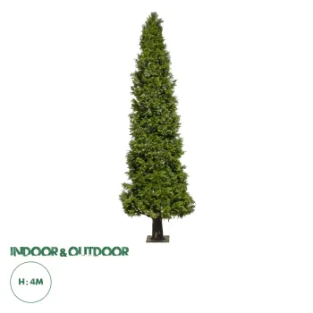 GloboStar® Artificial Garden CYPRESS TREE 21061 Τεχνητό Διακοσμητικό Δέντρο Κυπαρίσσι Μ145 x Π145 x Υ400cm