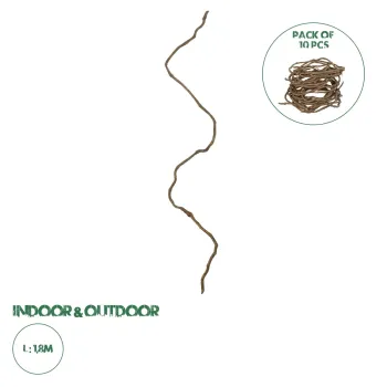 GloboStar® Artificial Garden DRY VINE 21067 Τεχνητό Διακοσμητικό Κλαδί Ξηρό Αμπέλι Μ8 x Π8 x Υ180cm - Σετ 10 τμχ GloboStar® Artificial Garden DRY VINE 21067 Τεχνητό Διακοσμητικό Κλαδί Ξηρό Αμπέλι Μ8 x Π8 x Υ180cm - Σετ 10 τμχ