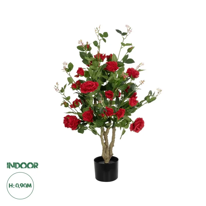 GloboStar® Artificial Garden RED ROSES 21070 Τεχνητό Διακοσμητικό Δέντρο Τριανταφυλλιά Μ50 x Π50 x Υ90cm GloboStar® Artificial Garden RED ROSES 21070 Τεχνητό Διακοσμητικό Δέντρο Τριανταφυλλιά Μ50 x Π50 x Υ90cm