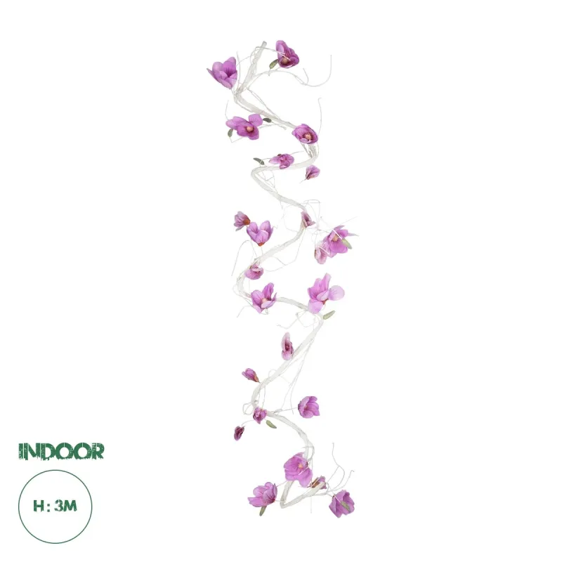 GloboStar® Artificial Garden MAGNOLIA FLOWER VINE 21471 Τεχνητό Διακοσμητικό Φυτό Λευκή & Ροζ Μανόλια Μ20 x Π20 x Υ300cm GloboStar® Artificial Garden MAGNOLIA FLOWER VINE 21471 Τεχνητό Διακοσμητικό Φυτό Λευκή & Ροζ Μανόλια Μ20 x Π20 x Υ300cm