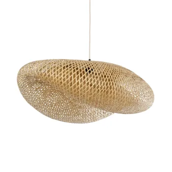 GLOBOSTAR® MEXICO 00720 Boho Κρεμαστό Φωτιστικό Οροφής με Ντουί 1 x E27 AC 220-240V IP20 - Μπεζ - Μ85 x Π55 x Υ36cm GLOBOSTAR® MEXICO 00720 Boho Κρεμαστό Φωτιστικό Οροφής με Ντουί 1 x E27 AC 220-240V IP20 - Μπεζ - Μ85 x Π55 x Υ36cm