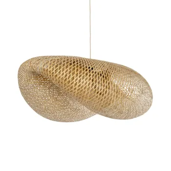 GLOBOSTAR® MEXICO 00721 Boho Κρεμαστό Φωτιστικό Οροφής με Ντουί 1 x E27 AC 220-240V IP20 - Μπεζ - Μ100 x Π80 x Υ35cm GLOBOSTAR® MEXICO 00721 Boho Κρεμαστό Φωτιστικό Οροφής με Ντουί 1 x E27 AC 220-240V IP20 - Μπεζ - Μ100 x Π80 x Υ35cm