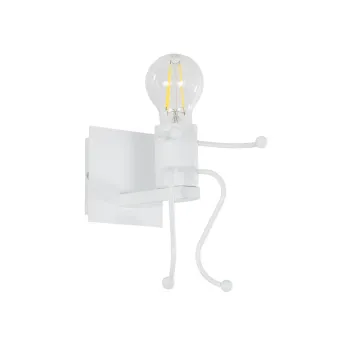 GLOBOSTAR® LITTLEMAN 01389 Μοντέρνο Φωτιστικό Τοίχου - Απλίκα με Ντουί 1 x E27 AC 220-240V IP20 - Λευκό - Μ12 x Π19 x Υ17cm GLOBOSTAR® LITTLEMAN 01389 Μοντέρνο Φωτιστικό Τοίχου - Απλίκα με Ντουί 1 x E27 AC 220-240V IP20 - Λευκό - Μ12 x Π19 x Υ17cm