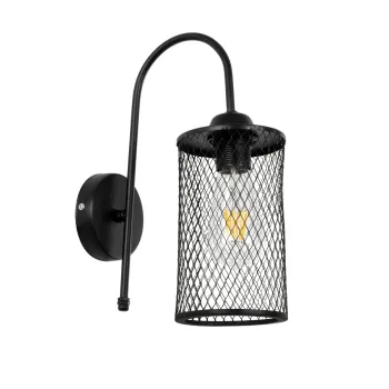 GLOBOSTAR® HANDANG 201-0123 Vintage Φωτιστικό Τοίχου - Απλίκα με Ντουί 1 x E27 AC 220-240V IP20 - Μαύρο - Μ12 x Π24 x Υ34cm GLOBOSTAR® HANDANG 201-0123 Vintage Φωτιστικό Τοίχου - Απλίκα με Ντουί 1 x E27 AC 220-240V IP20 - Μαύρο - Μ12 x Π24 x Υ34cm