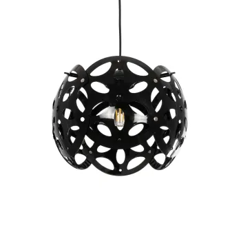 GLOBOSTAR® DOMINIC 202-0031 Μοντέρνο Κρεμαστό Φωτιστικό Οροφής με Ντουί 1 x E27 AC 220-240V IP20 - Μαύρο - Μ30 x Π30 x Υ24cm GLOBOSTAR® DOMINIC 202-0031 Μοντέρνο Κρεμαστό Φωτιστικό Οροφής με Ντουί 1 x E27 AC 220-240V IP20 - Μαύρο - Μ30 x Π30 x Υ24cm