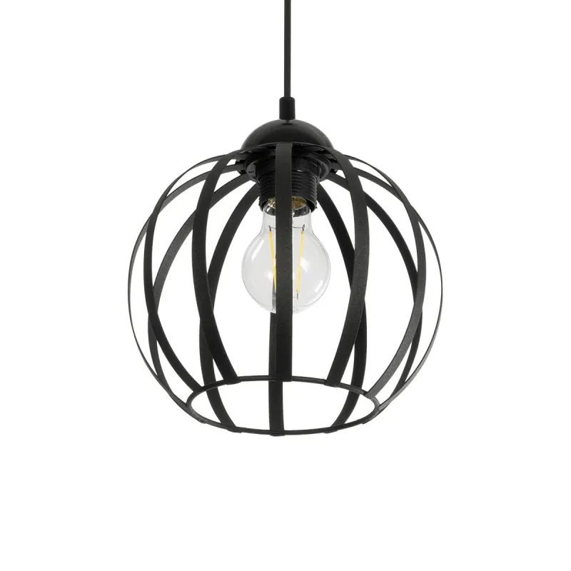GLOBOSTAR® LUSE 202-0048 Μοντέρνο Κρεμαστό Φωτιστικό Οροφής με Ντουί 1 x E27 AC 220-240V IP20 - Μαύρο - Μ21 x Π21 x Υ23cm GLOBOSTAR® LUSE 202-0048 Μοντέρνο Κρεμαστό Φωτιστικό Οροφής με Ντουί 1 x E27 AC 220-240V IP20 - Μαύρο - Μ21 x Π21 x Υ23cm