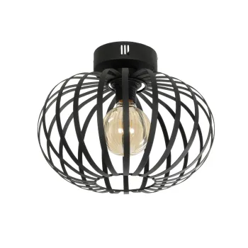 GLOBOSTAR® STAR 202-0051 Μοντέρνο Φωτιστικό Οροφής με Ντουί 1 x E27 AC 220-240V IP20 - Μαύρο - Μ40 x Π40 x Υ27cm GLOBOSTAR® STAR 202-0051 Μοντέρνο Φωτιστικό Οροφής με Ντουί 1 x E27 AC 220-240V IP20 - Μαύρο - Μ40 x Π40 x Υ27cm