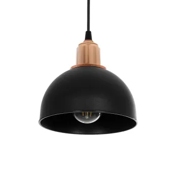 GLOBOSTAR® ΗUT 203-0145 Μοντέρνο Κρεμαστό Φωτιστικό Οροφής με Ντουί 1 x E27 AC 220-240V IP20 - Μάυρο & Χάλκινο - Μ18 x Π18 x Υ18cm GLOBOSTAR® ΗUT 203-0145 Μοντέρνο Κρεμαστό Φωτιστικό Οροφής με Ντουί 1 x E27 AC 220-240V IP20 - Μάυρο & Χάλκινο - Μ18 x Π18 x Υ18cm