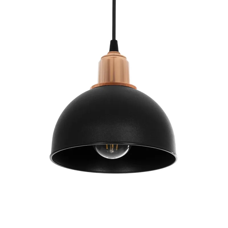 GLOBOSTAR® ΗUT 203-0145 Μοντέρνο Κρεμαστό Φωτιστικό Οροφής με Ντουί 1 x E27 AC 220-240V IP20 - Μάυρο & Χάλκινο - Μ18 x Π18 x Υ18cm GLOBOSTAR® ΗUT 203-0145 Μοντέρνο Κρεμαστό Φωτιστικό Οροφής με Ντουί 1 x E27 AC 220-240V IP20 - Μάυρο & Χάλκινο - Μ18 x Π18 x Υ18cm