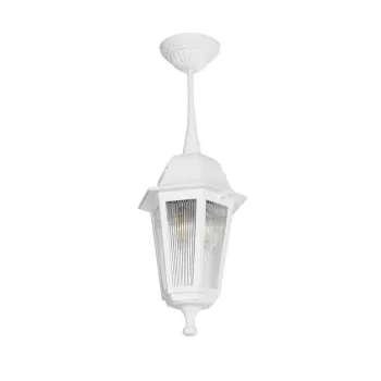 GLOBOSTAR® VITRO 203-0199 Vintage Φωτιστικό Οροφής με Ντουί 1 x E27 AC 220-240V IP44 - Λευκό - Μ17 x Π17 x Υ28cm GLOBOSTAR® VITRO 203-0199 Vintage Φωτιστικό Οροφής με Ντουί 1 x E27 AC 220-240V IP44 - Λευκό - Μ17 x Π17 x Υ28cm