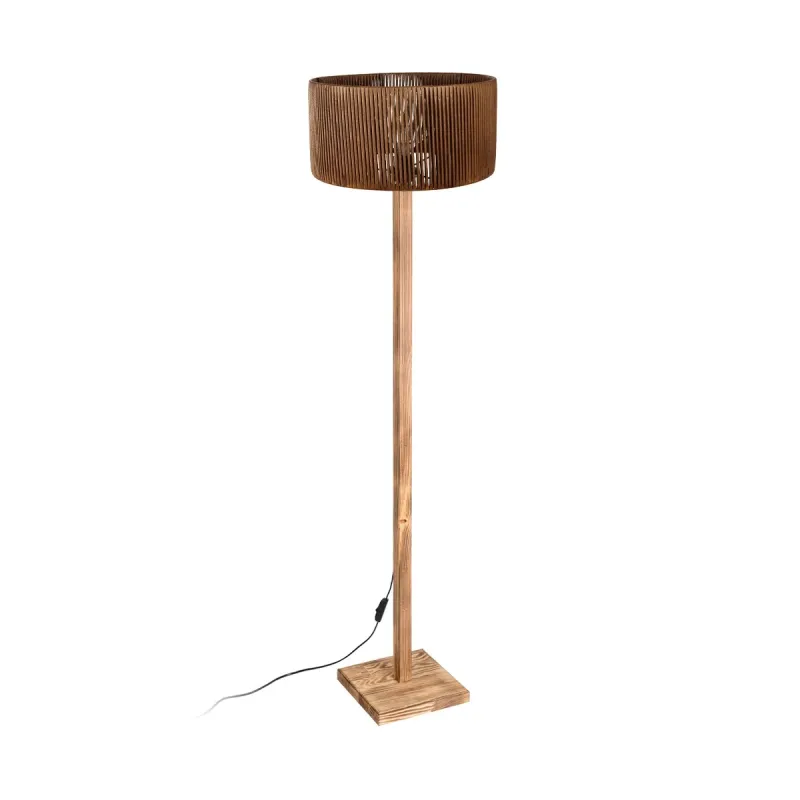 GloboStar® HOLZ 203-0252 Μοντέρνο Επιδαπέδιο Φωτιστικό Μονόφωτο 1 x E27 IP20 Μπέζ Ξύλο - Μ30 x Π30 x Y140cm GloboStar® HOLZ 203-0252 Μοντέρνο Επιδαπέδιο Φωτιστικό Μονόφωτο 1 x E27 IP20 Μπέζ Ξύλο - Μ30 x Π30 x Y140cm