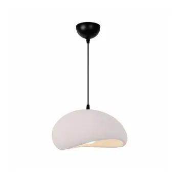 GLOBOSTAR® STONE 204-0176 Μοντέρνο Κρεμαστό Φωτιστικό Οροφής με Ντουί 1 x E27 AC 220-240V IP20 - Λευκό - Μ31.5 x Π35 x Υ26cm GLOBOSTAR® STONE 204-0176 Μοντέρνο Κρεμαστό Φωτιστικό Οροφής με Ντουί 1 x E27 AC 220-240V IP20 - Λευκό - Μ31.5 x Π35 x Υ26cm
