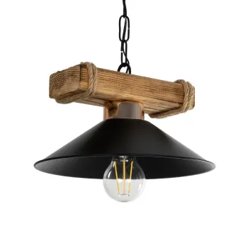 GLOBOSTAR® GLISTER PRO 201-0117 Vintage Κρεμαστό Φωτιστικό Οροφής με Ντουί 1 x E27 AC 220-240V IP20 - Μαύρο & Μπεζ - Μ25 x Π25 x Υ15cm GLOBOSTAR® GLISTER PRO 201-0117 Vintage Κρεμαστό Φωτιστικό Οροφής με Ντουί 1 x E27 AC 220-240V IP20 - Μαύρο & Μπεζ - Μ25 x Π25 x Υ15cm