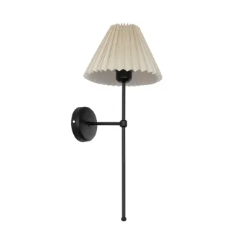 GLOBOSTAR® LING 204-0188 Μοντέρνο Φωτιστικό Τοίχου - Απλίκα με Ντουί 1 x E27 AC 220-240V IP20 - Μαύρο & Μπεζ - Μ22 x Π25 x Υ53cm GLOBOSTAR® LING 204-0188 Μοντέρνο Φωτιστικό Τοίχου - Απλίκα με Ντουί 1 x E27 AC 220-240V IP20 - Μαύρο & Μπεζ - Μ22 x Π25 x Υ53cm