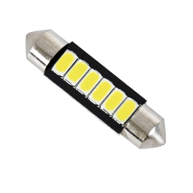 GloboStar® C5W 81303 Λάμπα Αυτοκίνητου 39mm FESTOON - LED 12 SMD 5630 6W 900lm 120° DC 12V IP20 Ψυχρό Λευκό 6000K GloboStar® C5W 81303 Λάμπα Αυτοκίνητου 39mm FESTOON - LED 12 SMD 5630 6W 900lm 120° DC 12V IP20 Ψυχρό Λευκό 6000K