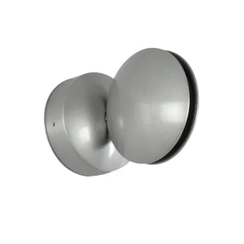 GLOBOSTAR® SEPTUM 93067 Μοντέρνο Φωτιστικό Τοίχου - Απλίκα LED 9W 1150lm 1° AC 220-240V IP44 Μπλε - CREE XPE Chip & TÜV SÜD Driver - Γκρι Ανθρακί Ματ - Μ12 x Π11 x Υ17cm - 5 Χρόνια Εγγύηση