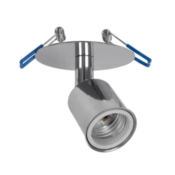 GLOBOSTAR® SARA 999-0059 Χωνευτό Φωτιστικό Οροφής με Ντουί 1 x E27 AC 220-240V IP20 - Ασημί - Μ8.5 x Π8.5 x Υ11cm GLOBOSTAR® SARA 999-0059 Χωνευτό Φωτιστικό Οροφής με Ντουί 1 x E27 AC 220-240V IP20 - Ασημί - Μ8.5 x Π8.5 x Υ11cm