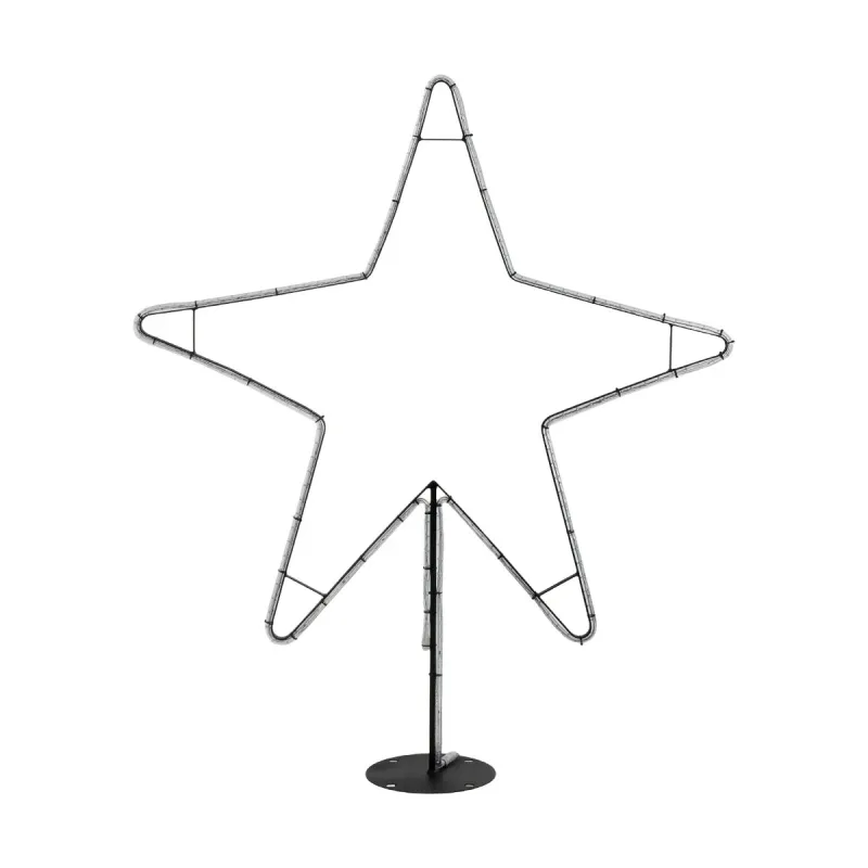 GLOBOSTAR® XMAS-STAR-BIG Χριστουγεννιάτικο Διακοσμητικό Φωτιστικό LED 19,5W 780lm 360° AC 220-240V Αδιάβροχο IP65 Θερμό Λευκό 2700K - Μαύρο & Διάφανο - M114 x Π25 x Υ132cm - 2 Χρόνια Εγγύηση GLOBOSTAR® XMAS-STAR-BIG Χριστουγεννιάτικο Διακοσμητικό Φωτιστικό LED 19,5W 780lm 360° AC 220-240V Αδιάβροχο IP65 Θερμό Λευκό 2700K - Μαύρο & Διάφανο - M114 x Π25 x Υ132cm - 2 Χρόνια Εγγύηση