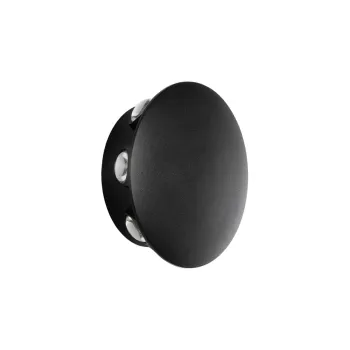 GLOBOSTAR® SOL 60796 Μοντέρνο Φωτιστικό Τοίχου - Απλίκα LED 16W 2000lm 30° AC 220-240V Αδιάβροχο IP65 Θερμό Λευκό 2700K - CREE XPE Chip & TÜV SÜD Driver - Μαύρο Ματ - Μ16 x Π5.5 x Υ16cm - 5 Χρόνια Εγγύηση