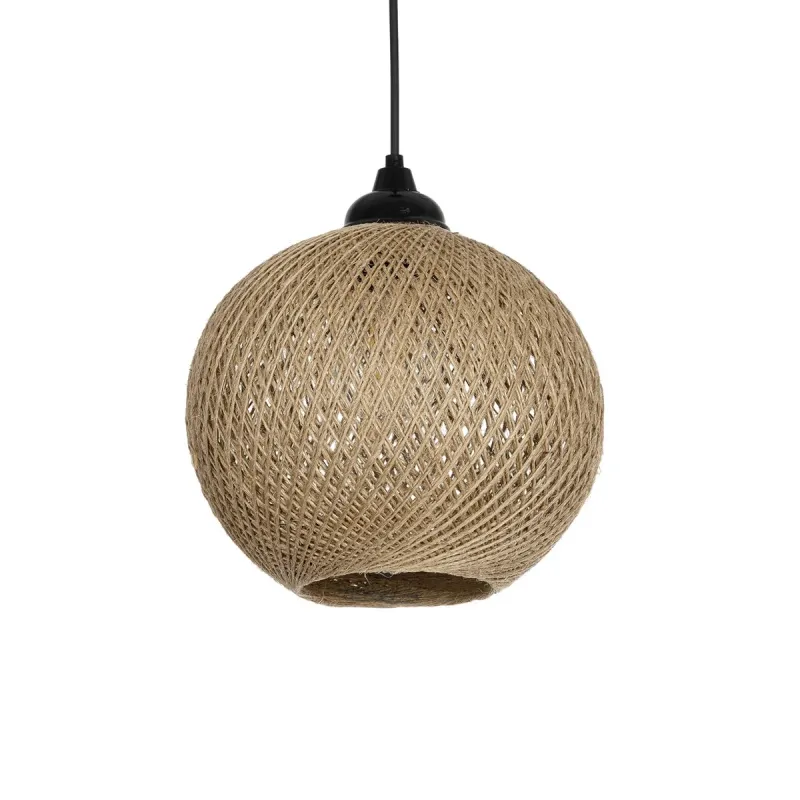 GLOBOSTAR® SOLEI 205-0003 Boho Κρεμαστό Φωτιστικό Οροφής με Ντουί 1 x E27 AC 220-240V IP20 - Μπεζ - M20 x Π20 x Υ25cm GLOBOSTAR® SOLEI 205-0003 Boho Κρεμαστό Φωτιστικό Οροφής με Ντουί 1 x E27 AC 220-240V IP20 - Μπεζ - M20 x Π20 x Υ25cm