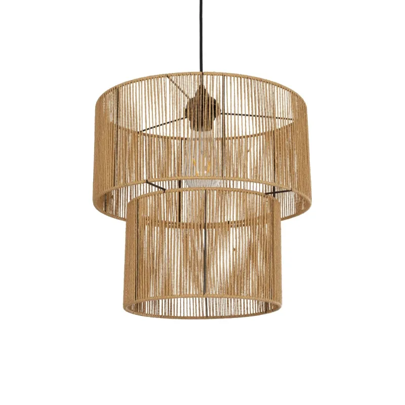 GLOBOSTAR® ROXXI 205-0019 Boho Κρεμαστό Φωτιστικό Οροφής με Ντουί 1 x E27 AC 220-240V IP20 - Μπεζ - M35 x Π35 x Υ37cm GLOBOSTAR® ROXXI 205-0019 Boho Κρεμαστό Φωτιστικό Οροφής με Ντουί 1 x E27 AC 220-240V IP20 - Μπεζ - M35 x Π35 x Υ37cm