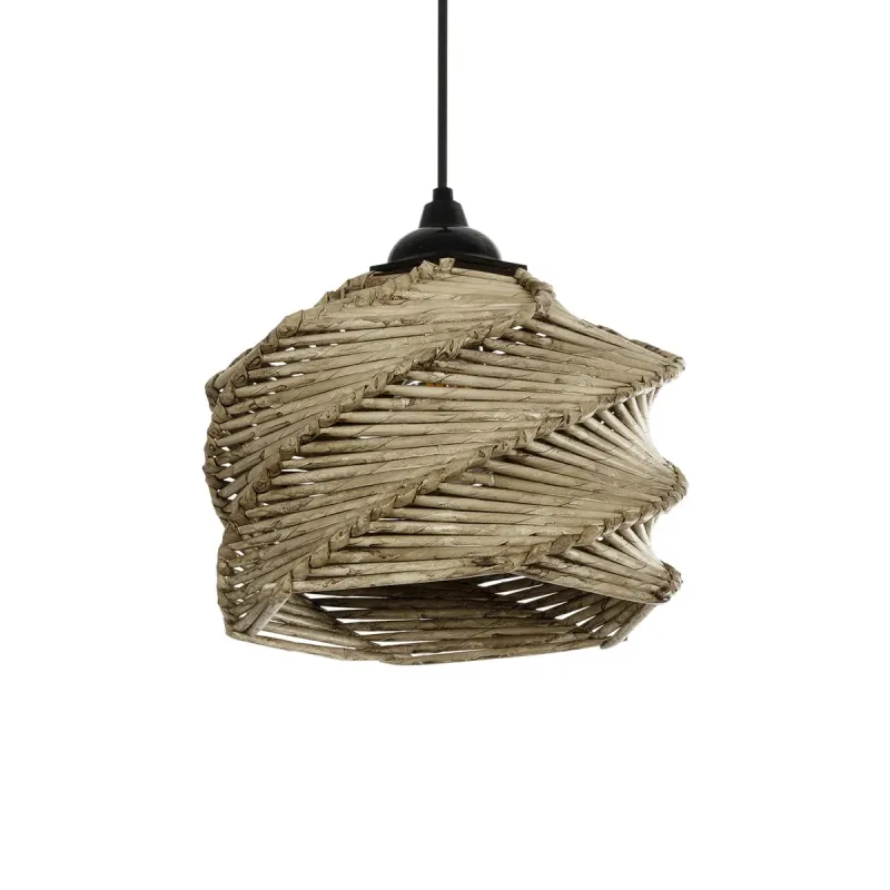 GLOBOSTAR® HUSLE 205-0044 Boho Κρεμαστό Φωτιστικό Οροφής με Ντουί 1 x E27 AC 220-240V IP20 - Μπεζ - M24 x Π24 x Υ21cm GLOBOSTAR® HUSLE 205-0044 Boho Κρεμαστό Φωτιστικό Οροφής με Ντουί 1 x E27 AC 220-240V IP20 - Μπεζ - M24 x Π24 x Υ21cm